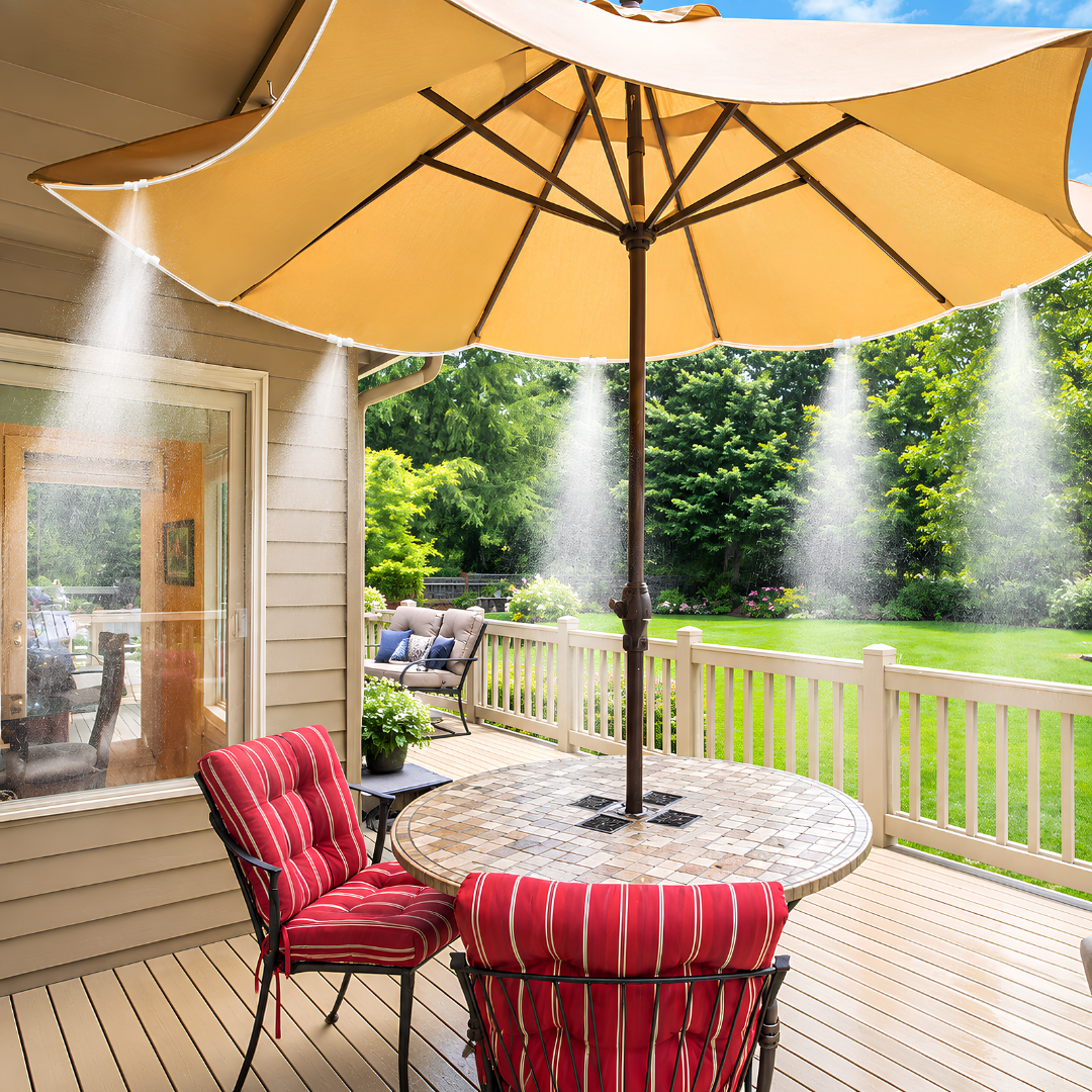 1/4-inch high-pressure patio misting pipe and RO tubing with 6mm outer diameter and 4mm inner diameter, rated for 4 to 8 bar pressure