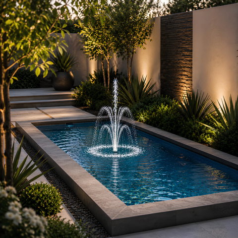 Plastic 3-Tier Fountain Nozzle for creating three-tier water displays in ponds, garden fountains and decorative water features