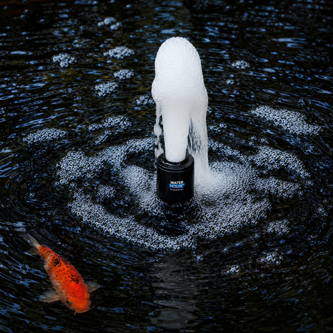 Plastic Bubbler Foam Jet Fountain Nozzle for creating aerated frothy water displays in ponds, garden fountains and decorative water features