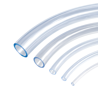 PVC Prepacked Clear Tubing Pipe 4m Roll, flexible transparent PVC tubing available in multiple sizes and single-wall or double-wall options for pond pumps, aquariums, fountains, water features and air pump connections.