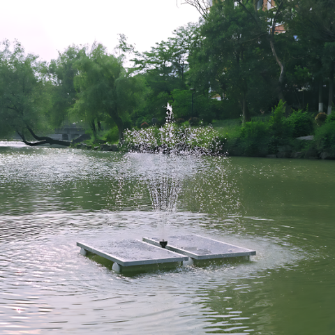 Solar Floating Fountain and Aerator - 5000 L/H