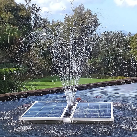 Solar Floating Fountain and Aerator - 5000 L/H