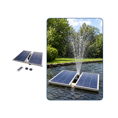 Solar Floating Fountain and Aerator - 5000 L/H
