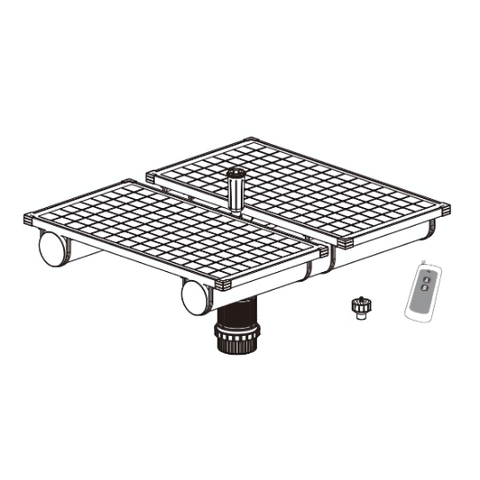 Solar Floating Fountain and Aerator - 5000 L/H