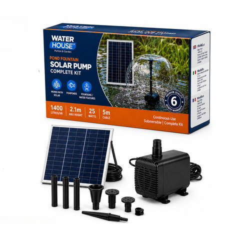 Solar Submersible Pond Pump 1400L/H