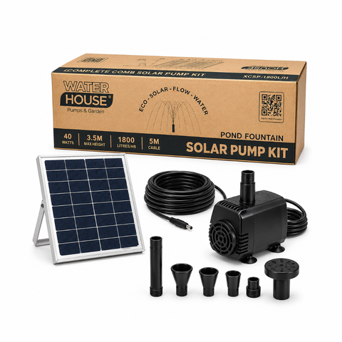 Solar Submersible Pond Pump 1800L/H