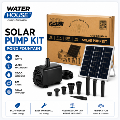 Solar Submersible Pond Pump 2000L/H
