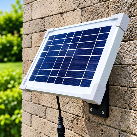Solar Powered Air Pump with 5 Air Stones, featuring a 5W solar panel, five air outlets, five 30mm air stones and hoses for oxygenating garden ponds, koi ponds and fish ponds.