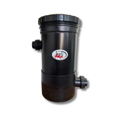 Ultra Zap 50mm Vacuum Pressure Inline Leaf Trap for Ponds - 160mm Diameter