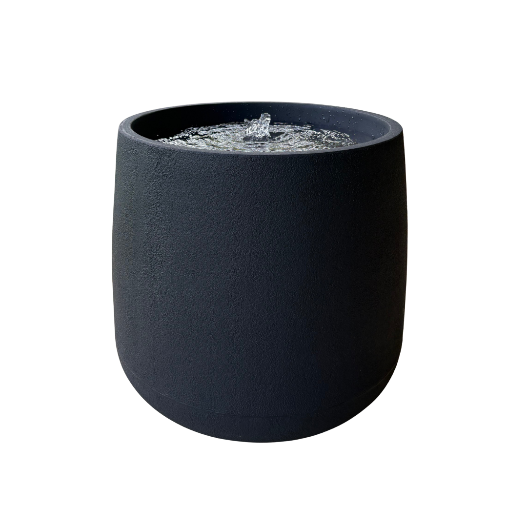 Urban Ripple contemporary outdoor water feature for gardens, patios, courtyards and landscaped spaces