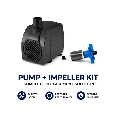 Waterhouse WH1100 Submersible Pond and Fountain Pump with 1.8m maximum lift for ponds, fountains and decorative water features