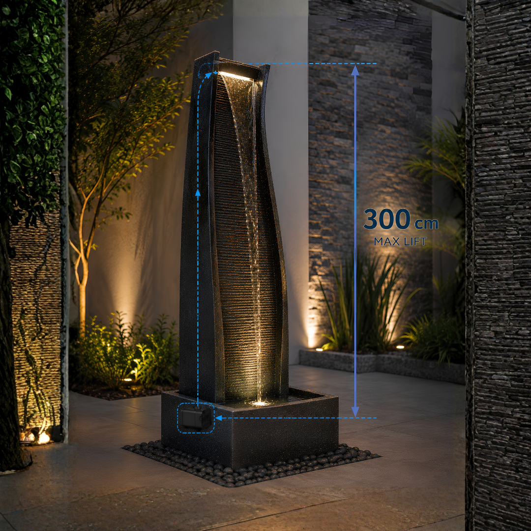 Waterhouse WH2500 Submersible Pond and Fountain Pump with 3m maximum lift for ponds, fountains and decorative water features