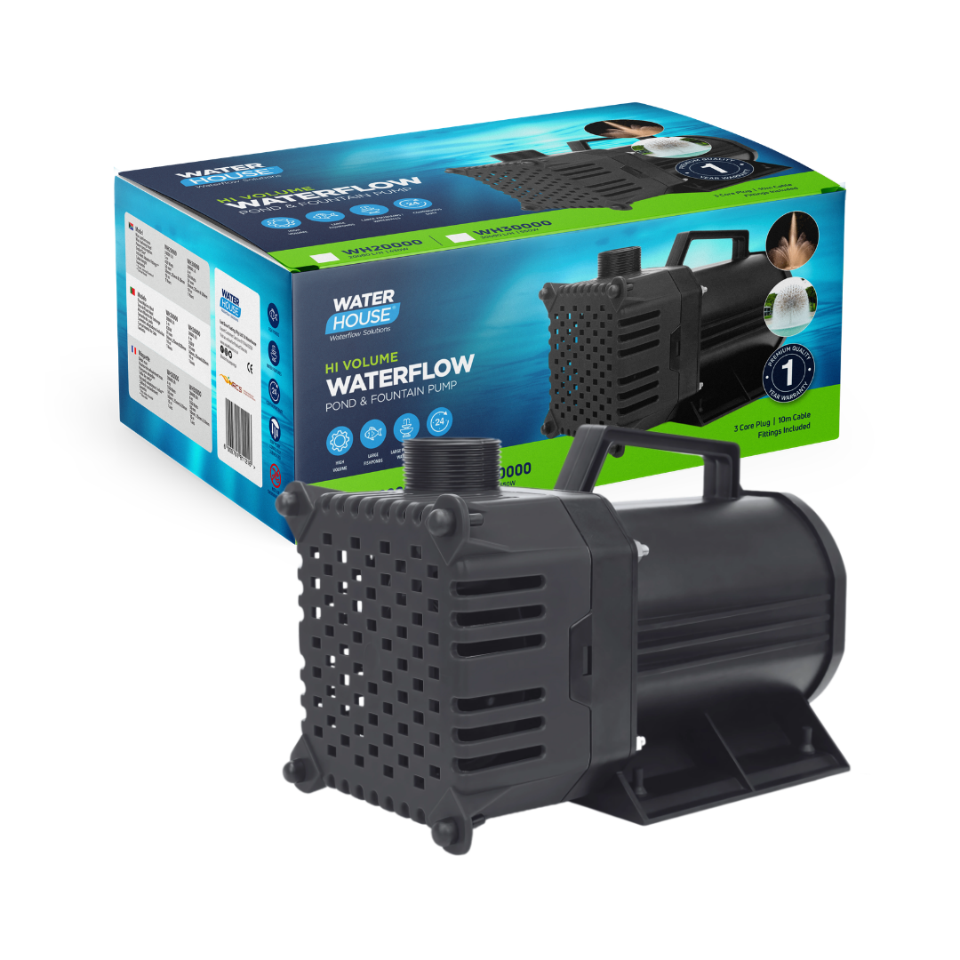 Waterhouse 30000 L/h High Volume Submersible Pond Pump for large ponds, dams, fountains and water features