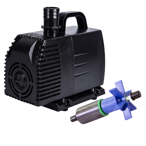 WATERHOUSE FOUNTAIN AND POND PUMP 5000L/H WITH 10M CABLE, FLOW CONTROL – 3 CORE PLUG