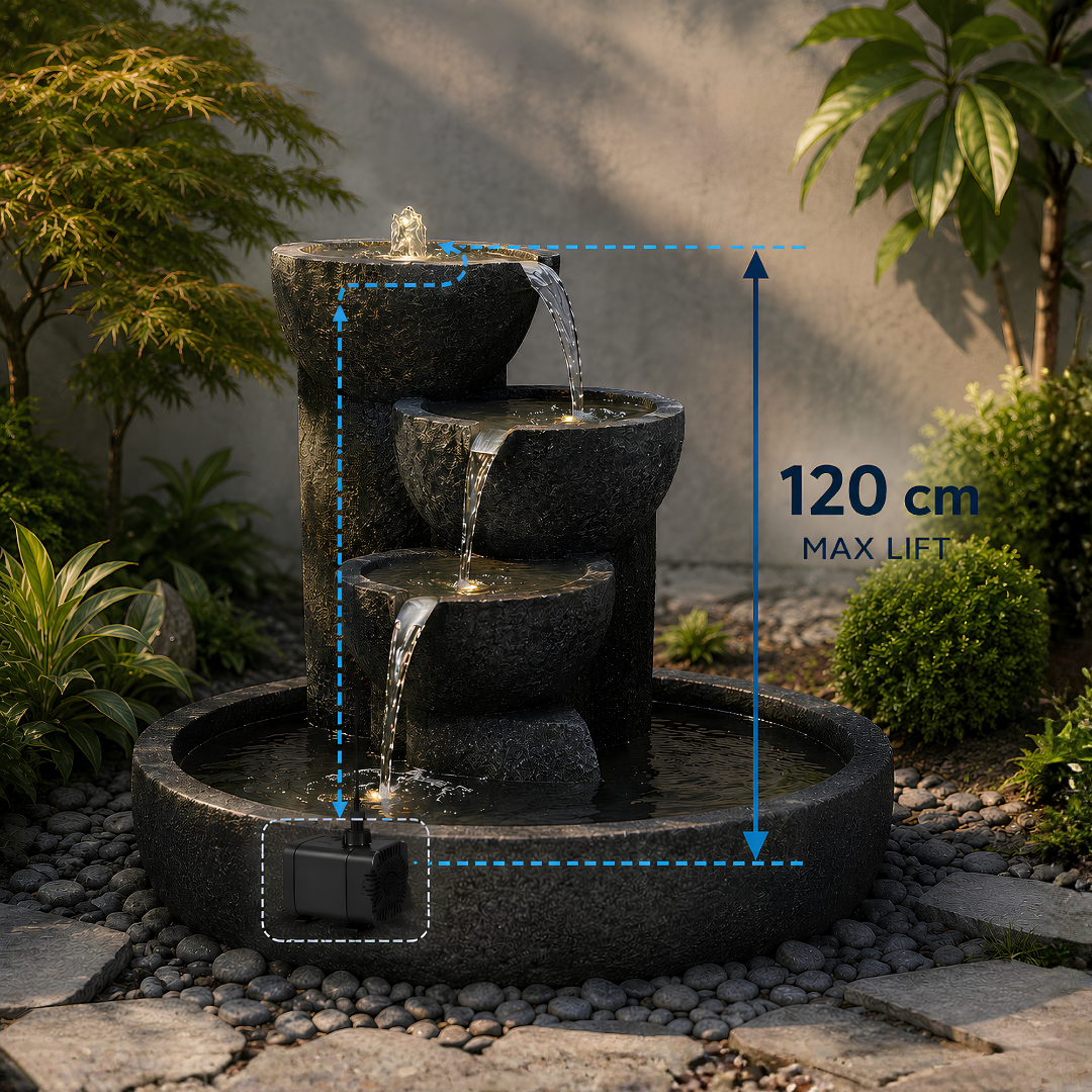 Waterhouse WH620 620 L/h Submersible Pond and Fountain Pump for ponds, fountains and decorative water features