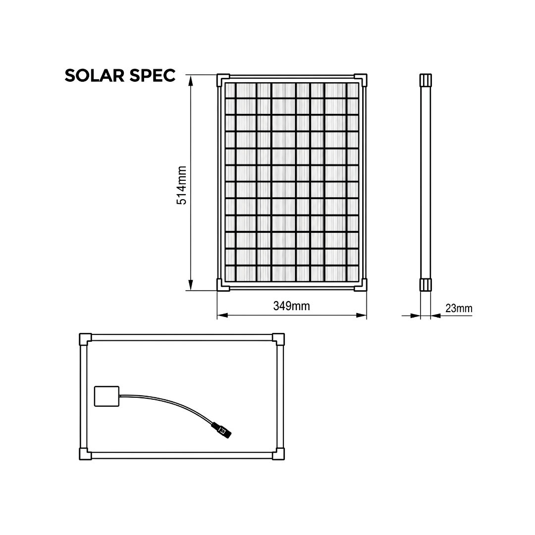 Waterhouse Solar Pond and Fountain Pump Kit 1400L/H with 25W solar panel, 18V 10W submersible fountain pump, two interchangeable fountain nozzles and extension pipes for garden ponds and outdoor water features.