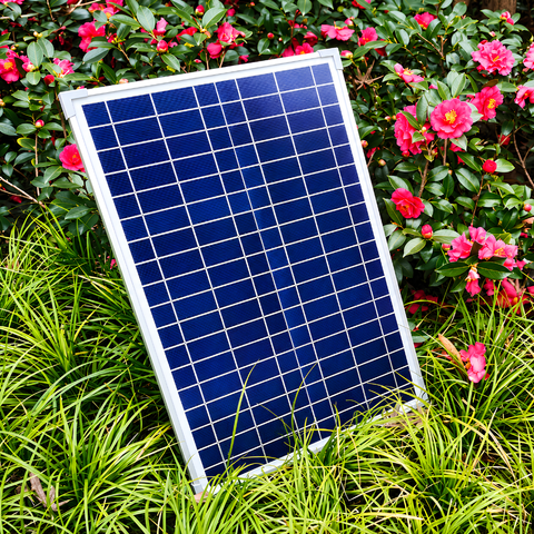 Waterhouse Solar Pond and Fountain Pump Kit 1400L/H with 25W solar panel, 18V 10W submersible fountain pump, two interchangeable fountain nozzles and extension pipes for garden ponds and outdoor water features.