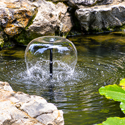 Waterhouse Solar Pond and Fountain Pump Kit 680L/H with 12W solar panel, 18V submersible fountain pump, adjustable water flow, interchangeable fountain nozzles and mounting accessories for garden ponds and outdoor water features.