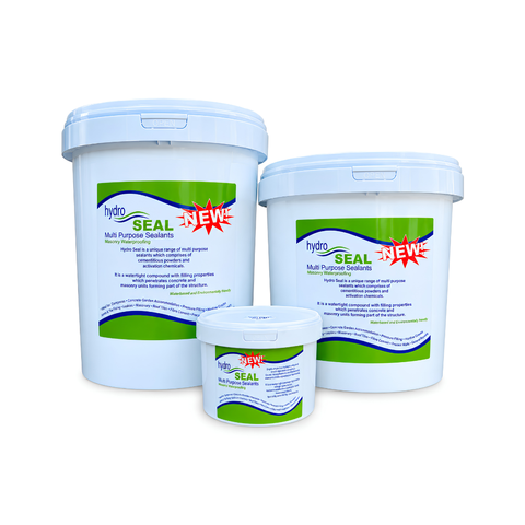 Hydro Seal 2kg charcoal cement-based waterproofing for garden ponds, fountains, water features, concrete and masonry surfaces