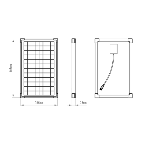 Solar Submersible Pond Pump 680L/H