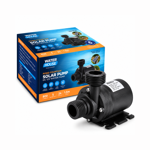 FULL KIT - SOLAR POND FOUNTAIN KIT 5M HIGH 800L/H