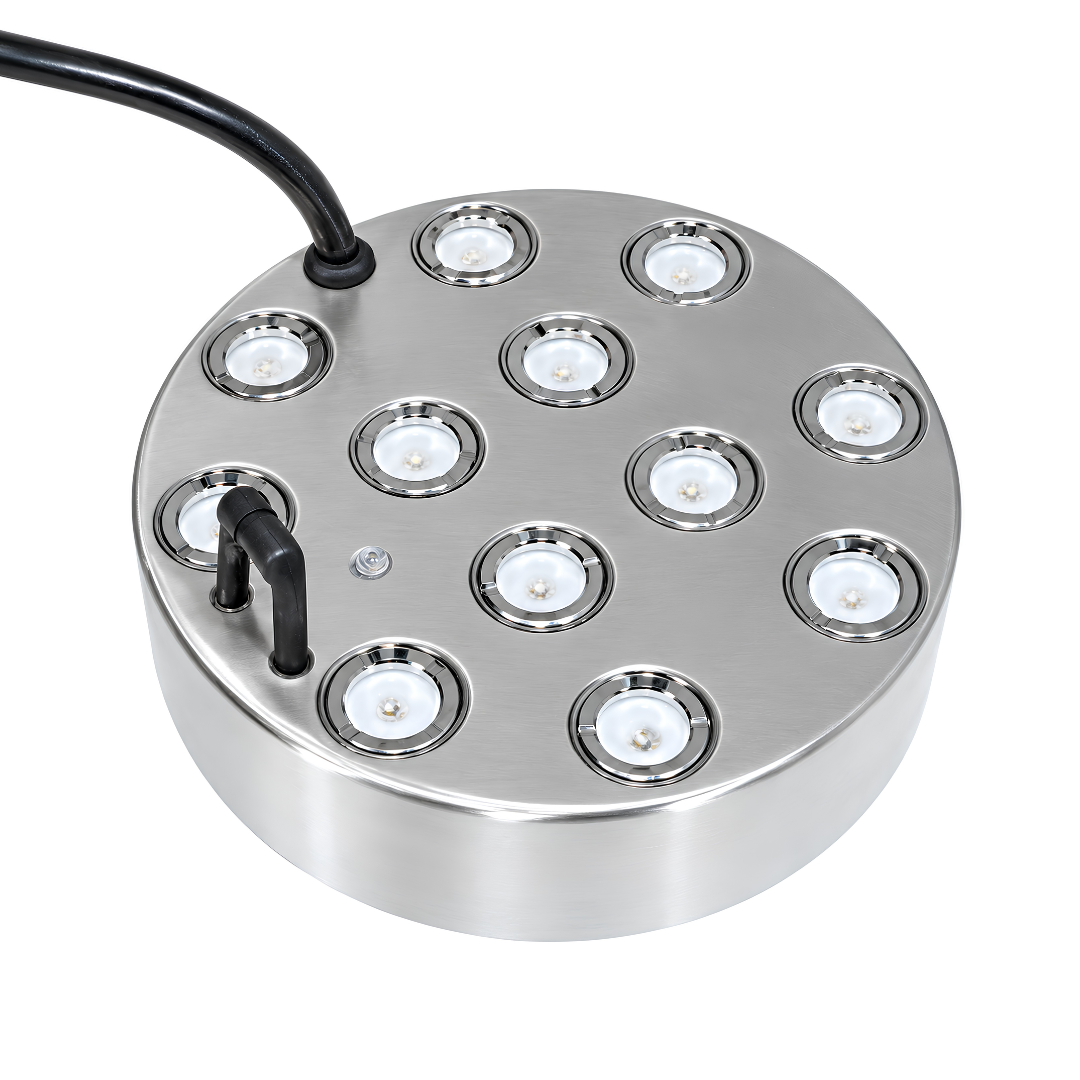 12 disc ultrasonic mist maker with transformer, 5300ml per hour cool mist output and 10m cable for grow rooms, plants and humidification