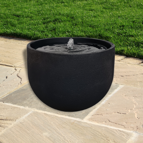 ZenSphere Fountain Bowl – Contemporary Outdoor Water Feature