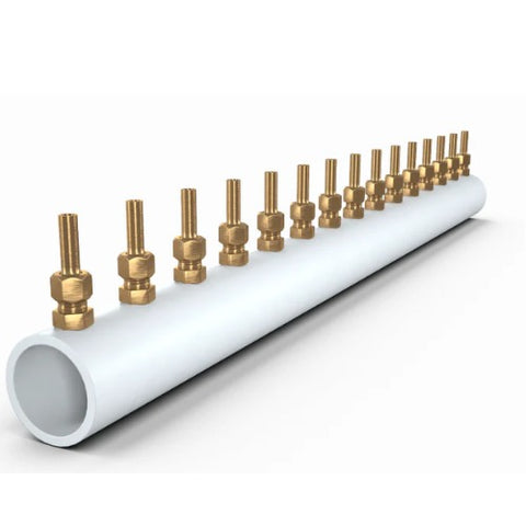 ADJUSTABLE STRAIGHT FLOW FOUNTAIN NOZZLES