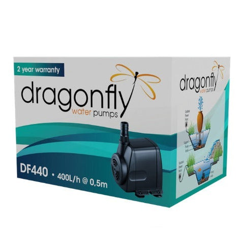 WATERHOUSE DRAGONFLY POND & FOUNTAIN PUMP 500L/H 0.9M MAX HEAD & 3 CORE PLUG