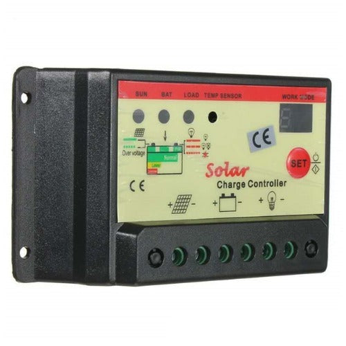 SOLAR 12/24 VOLT CHARGE CONTROLLER 10 AMP– Waterhouse