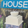 Modern Bowl Water Feature with Square Base, bubbling water, stone-look finish, ideal for indoor and outdoor spaces.