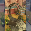 Large Modern Abstract Black Water Feature in rust-resistant stainless steel with pump and water tank included